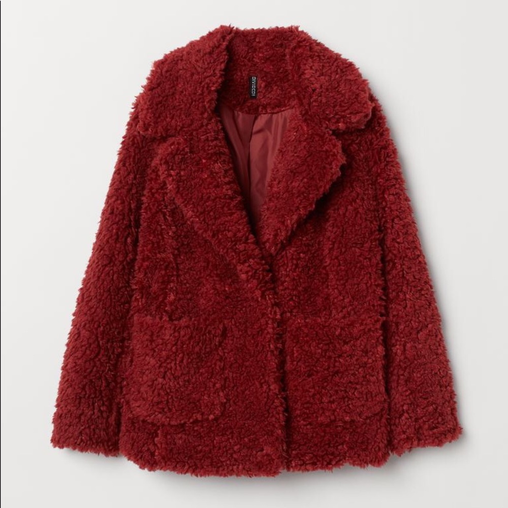 Faux fur coat